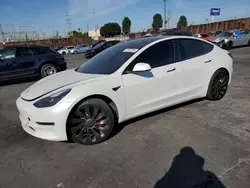 Salvage cars for sale at Wilmington, CA auction: 2023 Tesla Model 3