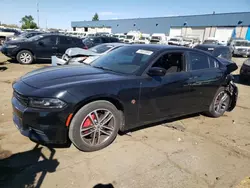 Salvage cars for sale from Copart Woodhaven, MI: 2018 Dodge Charger GT