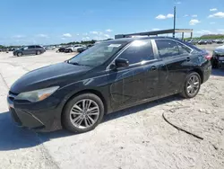 Salvage cars for sale at West Palm Beach, FL auction: 2015 Toyota Camry LE