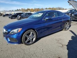 Salvage cars for sale at Pennsburg, PA auction: 2017 Mercedes-Benz C 300 4matic