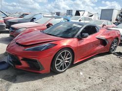 Salvage cars for sale at Riverview, FL auction: 2024 Chevrolet Corvette Stingray 2LT