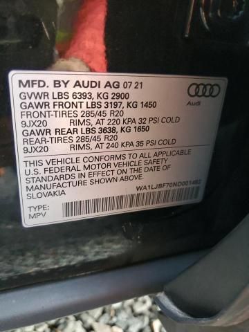 2022 Audi Q7 Premium Plus