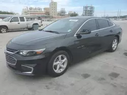 Chevrolet salvage cars for sale: 2018 Chevrolet Malibu LS