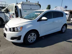 Chevrolet salvage cars for sale: 2016 Chevrolet Sonic LT