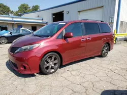 Flood-damaged cars for sale at auction: 2015 Toyota Sienna Sport