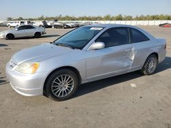 Salvage cars for sale from Copart Fresno, CA: 2002 Honda Civic EX