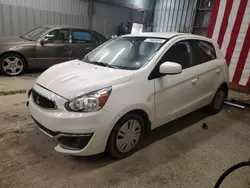 Salvage cars for sale at West Mifflin, PA auction: 2020 Mitsubishi Mirage ES