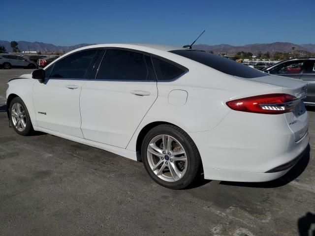 2018 Ford Fusion SE Hybrid