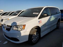 Salvage cars for sale from Copart Grand Prairie, TX: 2017 Dodge Grand Caravan SE