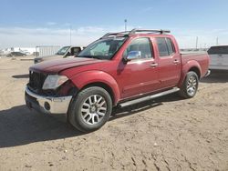 Salvage cars for sale at Amarillo, TX auction: 2010 Nissan Frontier Crew Cab SE