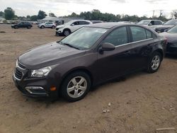 Salvage cars for sale at Hillsborough, NJ auction: 2015 Chevrolet Cruze LT