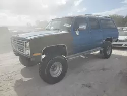 Salvage cars for sale at Apopka, FL auction: 1988 Chevrolet Suburban V10