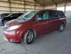 Salvage cars for sale at Phoenix, AZ auction: 2012 Toyota Sienna