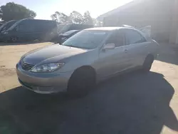 Salvage cars for sale at Hayward, CA auction: 2005 Toyota Camry LE