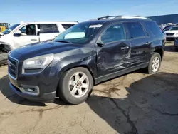 Salvage cars for sale at Woodhaven, MI auction: 2014 GMC Acadia SLE