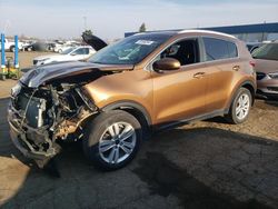 KIA salvage cars for sale: 2017 KIA Sportage LX