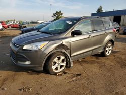 Salvage cars for sale at Woodhaven, MI auction: 2016 Ford Escape SE