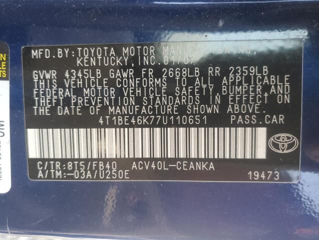 2007 Toyota Camry CE