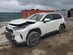 Salvage cars for sale from Copart Homestead, FL: 2022 Toyota Rav4 XLE Premium