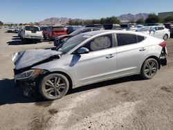 Salvage cars for sale at Las Vegas, NV auction: 2018 Hyundai Elantra SEL