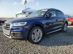 Flood-damaged cars for sale at auction: 2018 Audi Q5 Premium Plus