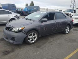 Salvage cars for sale at Hayward, CA auction: 2012 Toyota Corolla Base