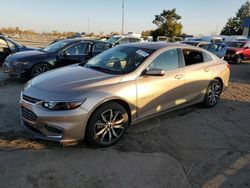 Salvage cars for sale from Copart Woodhaven, MI: 2018 Chevrolet Malibu LT