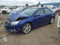 Chevrolet salvage cars for sale: 2012 Chevrolet Cruze LTZ