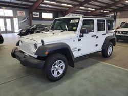 Jeep Wrangler Unlimited Sport salvage cars for sale: 2016 Jeep Wrangler Unlimited Sport