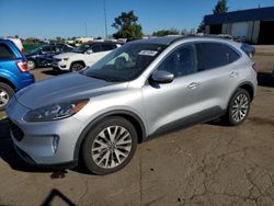 Ford Escape Vehiculos salvage en venta: 2020 Ford Escape Titanium