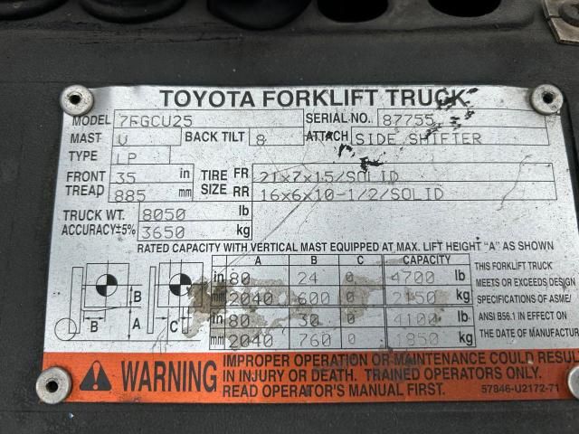 2004 Toyota Fork Lift