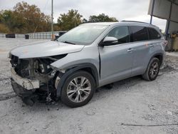 Salvage cars for sale at Cartersville, GA auction: 2015 Toyota Highlander XLE