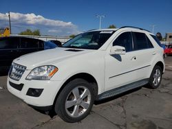 Salvage cars for sale from Copart Littleton, CO: 2011 Mercedes-Benz ML 350