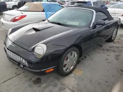 Ford salvage cars for sale: 2002 Ford Thunderbird