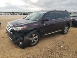 Salvage cars for sale at San Antonio, TX auction: 2011 Toyota Highlander Limited