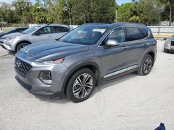 Carros dañados por inundaciones a la venta en subasta: 2019 Hyundai Santa FE Limited