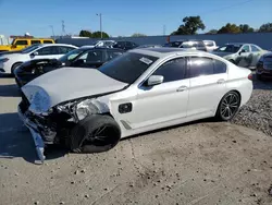 BMW salvage cars for sale: 2021 BMW 530E