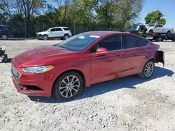 Ford Fusion se Vehiculos salvage en venta: 2017 Ford Fusion SE