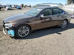 Infiniti salvage cars for sale: 2018 Infiniti Q50 Luxe