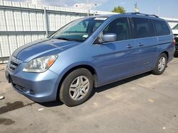 Salvage cars for sale at Littleton, CO auction: 2007 Honda Odyssey EXL