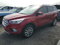 Carros salvage para piezas a la venta en subasta: 2018 Ford Escape Titanium