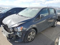 Salvage cars for sale at North Las Vegas, NV auction: 2013 Chevrolet Sonic LS