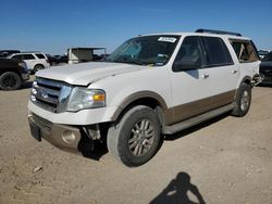 Ford salvage cars for sale: 2012 Ford Expedition EL XLT