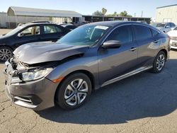 Salvage cars for sale at Fresno, CA auction: 2017 Honda Civic LX