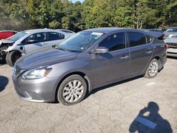 Nissan salvage cars for sale: 2017 Nissan Sentra S