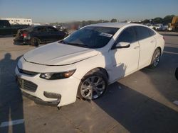 Salvage cars for sale at Grand Prairie, TX auction: 2017 Chevrolet Malibu Premier