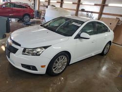 Salvage cars for sale at Pekin, IL auction: 2012 Chevrolet Cruze ECO