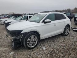 Salvage cars for sale at Wayland, MI auction: 2019 Audi Q5 Premium Plus