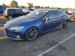 Salvage cars for sale at Van Nuys, CA auction: 2018 Tesla Model S