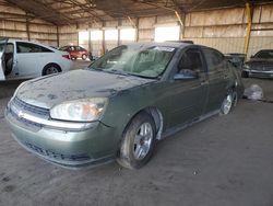 Chevrolet salvage cars for sale: 2004 Chevrolet Malibu LS